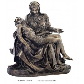 聖母抱殉難耶穌 y13666 立體雕塑.擺飾 人物立體擺飾系列-西式人物系列